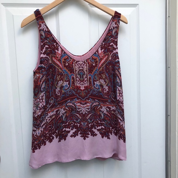 J. Crew silk paisley tank - Picture 2 of 7
